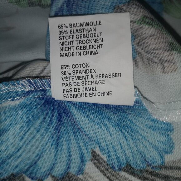 NWT Acevog Ladies Flower Print Size XXL Sleeveless Fit & Flare Dress - Picture 4 of 6